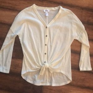 Waffle knit top 5/$20